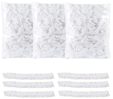 300 Stück Frischhaltefolie, Elastisch Abdeckhauben Für Lebensmittel, Lebensmittelbeutel, Gefrierbeutel Abdeckhauben, Schüssel Mit Elastischem Plastikdeckel