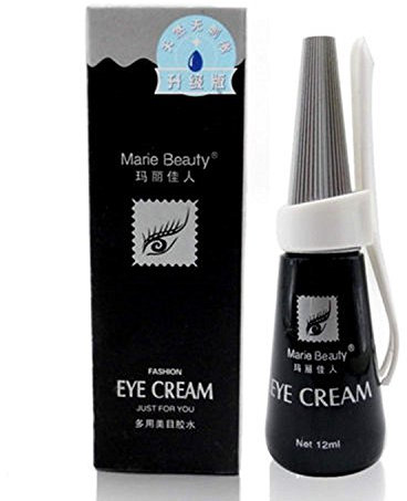 Sichun Professional Premium Edition - Pegamento para pestañas, color blanco y negro, 12 ml