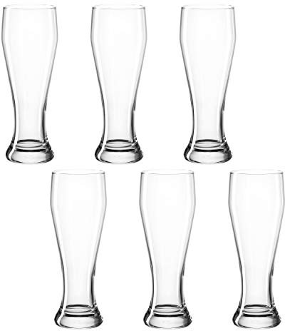 montana: Juego de 6 Vasos de Cerveza de Trigo, Vaso de Cerveza de Trigo, Vaso de Cerveza de Trigo, Vaso de Cerveza de Trigo, 500 ML, 075052