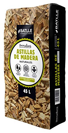 Semillas Batlle 960104PIC Astillas de madera Naturales, Neutro