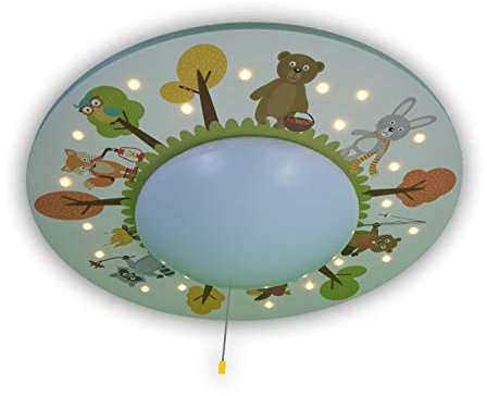Deckenleuchte Lustige Waldtiere