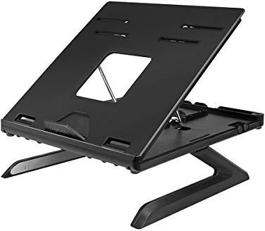 LogiLink AA0133 – Notebook stativ med smartphonehållare, passar för 10–15,6 tums bärbara datorer och surfplattor