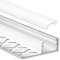 Innovate 2m LED Fliesenprofil - Aluminium Profil inkl. Cover - Fliesenleiste für LED Stripes bis 12mm - Indirekte Beleuchtung - Kantenschutz - Aluleiste – Wärmeableitung