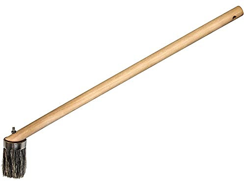 Faithfull Striker Long Reach Paint Brush – 50mm (2in) Angled Head with 60cm (24in) Wooden Handle for Hard-to-Reach Areas – High Capacity Brush for DIY & Industrial Use