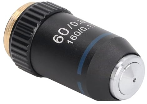 Objectif Achromatique Microscope Laiton 60X Interface 20,2 mm pour Laboratoire Biologie