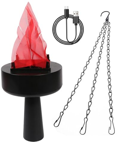 Fogata Falsa Fuego Falso Chimenea Falsa Velas Flotantes Luces De Fuego Led Recargables Por Usb 3d Colgantes Pozo De Fuego Falso Realista Llamas De Fuego Artificiales Portátiles Para Navidad Casa