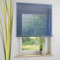 Aluminium-Jalousie, Wand -und Deckenmontage, Breite: 110 cm/Länge: 160 cm, Farbe: hellblau