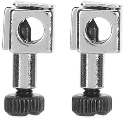 Morsetto per Ago per Macchina da Cucire 2 Pezzi, Vite con Maniglia Girevole Clip per Ago in Acciaio Inossidabile per Singer 6180 6160 5400 C5200 SM024