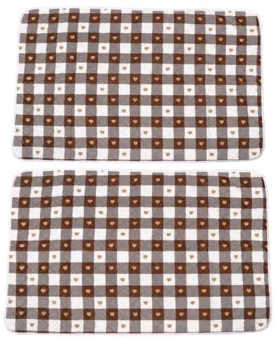 2 PCS Washable Incontinence Pads, Waterproof Sheets for Bed Wetting, Bed Wetting Sheets, Washable Incontinence Chair Pads Non-Slip Absorbent Seat Pads for Wheelchairs Sofas Armchairs