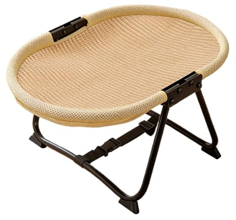 Hundsäng – bärbar avtagbar halkfri spjälsängshängmatta, 56 x 40 x 30 cm x 25 cm upphöjda hundsängar | för husdjur kattunge valp sovvila camping utomhus