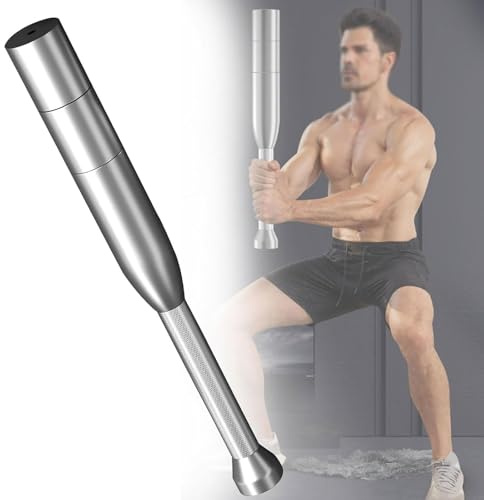 Adjustable Steel Macebell Clubbell for Strength Training, Removable Design with Non-Slip Handle, Ideal for Full Body, Muscle, Shoulder, Grip & Forearm Workouts