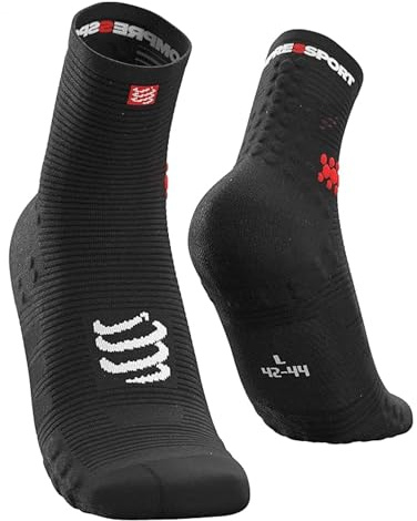 Calze da corsa Compressport PRS V3 Run High - Ultraleggere - Supporto ottimale, Comfort premium e Gestione dell'umidità - Corsa, Triathlon e Multi-attività