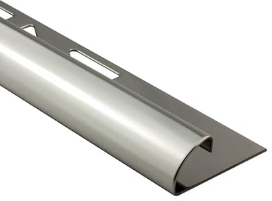 10x Viertelkreis Profil Edelstahlschiene Fliesenprofil Fliesenschiene Edelstahl V2A L250cm 10mm glänzend
