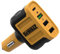 DEWALT Heavy Duty 4 Port USB C Car Charger Multiport, Fast 60W USB Cigarette Lighter Adapter, PD Type C Multi Car Phone Charger, Cell Phone Automobile Chargers Compatible w/iPhone 16/15, Samsung