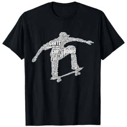 Skateboard cascadeur rétro skater garçons et hommes T-Shirt
