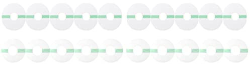 FRCOLOR 20 Stk Sport Anti-rutsch-patch Aufkleber Körpersensor-hautpflaster Sport-sensor-patch Wasserdichter Sensorbefestigungspatch Hautsensor-fixierungspflaster Zubehör Unsichtbar Tpu