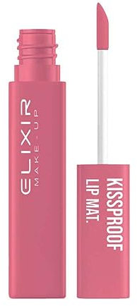 Elixir Make-Up KissProof - Tinte mate para labios Dark Pink 027, 4,5 g