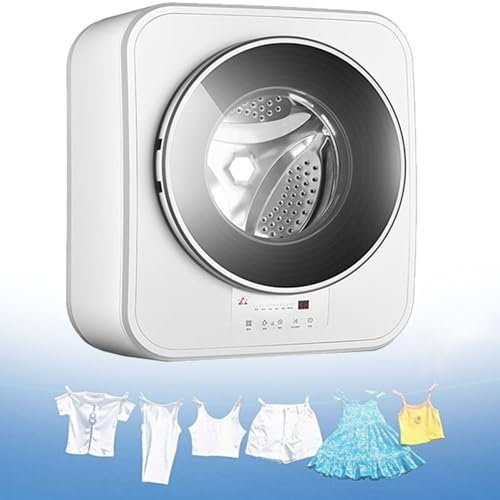 DPLXQPP Lave-Linge Mural,Mini Lave-Linge Entièrement Automatique De 3kg,Essoreuse,Lave-Linge Compact électrique Mural,Mini Sèche-Linge pour Salle Bain Cuisine