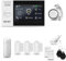 HUXGO® HXA007 Funk Alarmanlage Set WiFi + GSM mit Sirene | Alarm System mit Bewegungsmelder, 3X Tür- Fenstersensor, Fernbedienung | Wohnmobil Alarmanlage | Smart Home Security