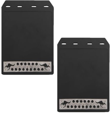 Juego de 2 guardabarros para camión trasero, resistentes al calor y flexibles, para camioneta, remolque, guardabarros resistentes para ruedas, protección de carrocería de vehículo, kit de accesorios
