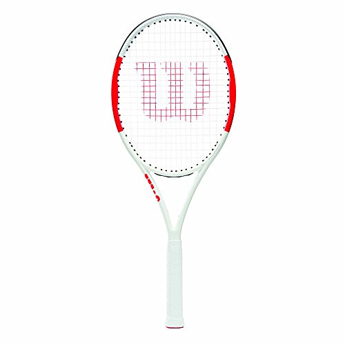 Wilson Six.One Lite 102 Racchetta da Tennis per Giocatori Ambiziosi, Unisex Adulto, Rosso/Grigio, L3