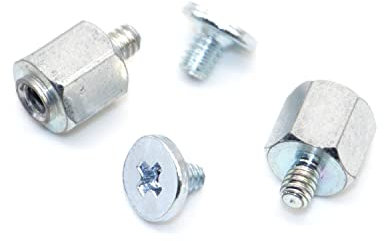 ALLY-MAGIC PC Screws M.2 SSD NVMe Screws Set for ASUS Motherboard, 4PCS PC Motherboard Screw Kit Compatible with ASUS Motherboards with Stud Y9YPLS