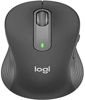 Logitech Signature M650 L Left Wireless Mouse - For Large Sized Left Hands, 2-Year Battery, Silent Clicks, Customisable Side Buttons, Bluetooth, for PC/Mac/Multi-Device/Chromebook - Grey (Renewed)