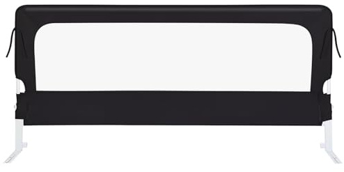 HUOLE Barrière de lit pour Enfant,Barrière de Securite de Lit Adulte,Portable Bed Rail, Toddler Bed Guard, Bedroom Accessory for Boys and Girls, 18 Months to Five Years-Noir-180 * 70 * 26cm