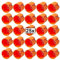 Generisch Hohlwanddose Unterputz Ø 68 mm - 60 mm tief - orange - 25 Stück - IP30 - UL 94-5VA - Kunststoff - Einschrauben