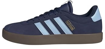 adidas Men's VL Court 3.0 Shoes, Dark Blue/Clear Sky/Gold met., 7.5 UK