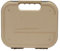 Casseforti Custodia per Pistola Glock Kublai Pistola Box Valigia Tattica per Pistola Cannocchiali per Fucile Ottica da Caccia Accessori Cassaforte antifurto(Tan ABS Box)
