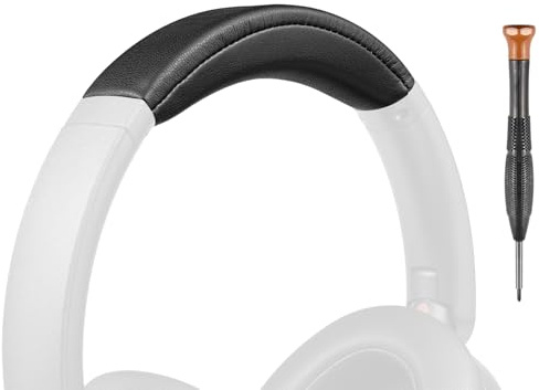 SOULWIT Bandeau Couverture pour Sony WH-XB910N Extra Bass Réduction de Bruit Casque (Non Compatible avec WH-XB900N), Pièce de Rechange pour Coussinet de Headband