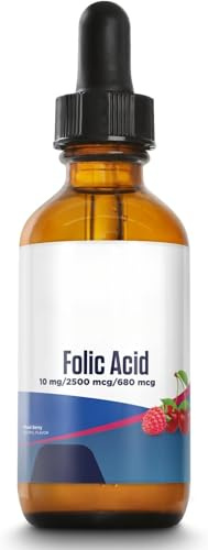 Liquide d'acide folinique, vitamine B12 B6, saveur de baies, 1 bouteille