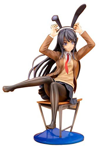 Bxwin Anime Figur, Teakpeak Garage Kit Figure Anime Girl Figur unbewegliche Sammelfiguren Anime PVC Figur Anime Figur Statue Mit Sockel -26CM, Netter Student