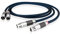 Monosaudio High end XLR Kabel 1m Versilbert Mikrofonkabel mit Stecker auf Buchse, 3 Stifte HiFi Balanced Kabel für Mikrofon, Verstärker, Mischpult, Lautsprecher (X405XR1801-1.0M)