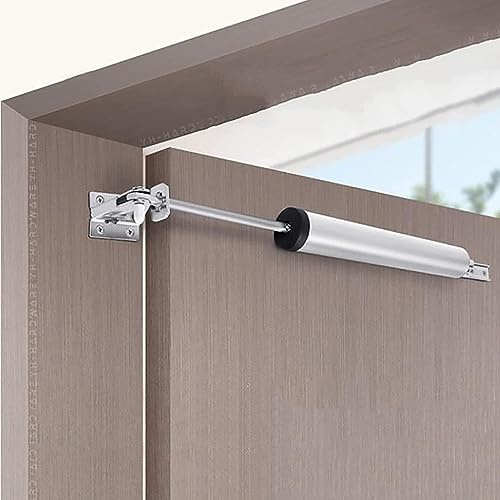 GINTON Automatic Door Closer, Heavy Duty Aluminium Pneumatic Side-Mounted Home Fire Door Closer, 3 Styles (Color: Onecolor, Size: Side Mount)