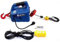 CYMYYDS 1500W Elektrische Seilwinde, Tragbarer Elektrische Hebezeuge 500KG 3-in-1 Motorwinde Flaschenzug Hebezug Seilhebezug, Mit 8M Langem Stahldrahtseil Fernsteuerungskran,Blue3In1