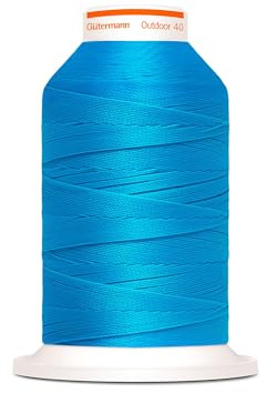 Gütermann Outdoor-Yarn sytråd, polyester, 400 meter, turkos