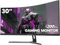CRUA 30 Moniteur de Jeu incurvée, 144Hz/200Hz Moniteur d’Ordinateur, WFHD(2560 * 1080P) 1500R VA écran, 99% sRGB moniteurs PC Support FreeSync, Montage Mural Installer (HDMI, DP)- Noir