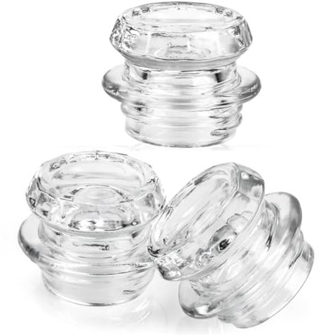 Begchy Reemplazo de la Parte Superior de Vidrio del Percolador de Café-Tapa de Cristal del Percolador para, Percoladores y Más Paquete de 3