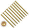 TERF Concrete Screws 7.5 X 80mm Torx Drive Flat Countersunk Head Use Without Plug For Brick Hollow Block Natural Stone Window Frame Door and General Joinery - Pack of 25, Zinc Yellow