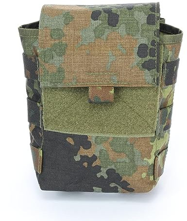 Zentauron Molle Mehrzwecktasche Multislot 2 L – Taktische Zubehörtasche für Plate Carrier, Schutzwesten & Rucksack | IRR-sicher, Klettfach, Made in Germany, Militär & Outdoor