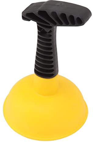Aqur2020 Mini Plunger, Multipurpose Nonslip Handle, Ergonomic Design, Small Bathroom Toilet Cup Plunger for Bathtub (2)