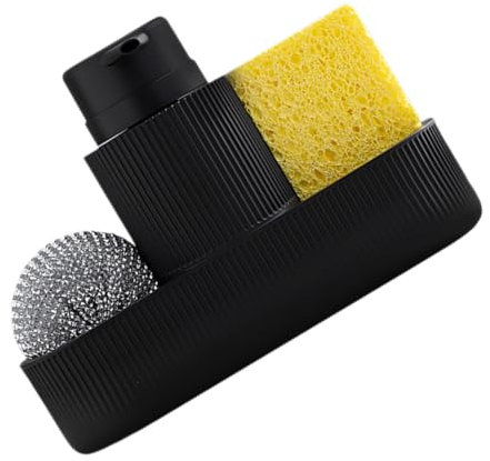 IMIKEYA Completo De Limpieza Para Cocina Dispensador De Jabón Soporte Para Esponja Botella De Loción Organizado