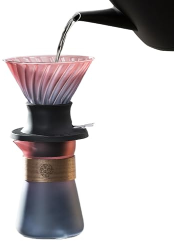 Kaffebryggare, bryggkopp, dropp brew Pour over kaffebryggare – färgförlopp, filtrering, hushållsverktyg för dryckestillverkning, camping, resor, studentboende, hotell, lägenhet, för, makar