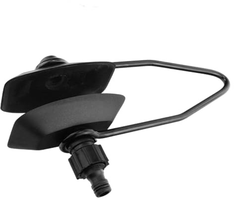 QUXVUIS Motor de Barco, Enjuague de Agua, Marco Universal Rectangular, orejera, Negro, Ahorro Mano Obra, Suministro Enjuague, Piezas Hardware para Yates