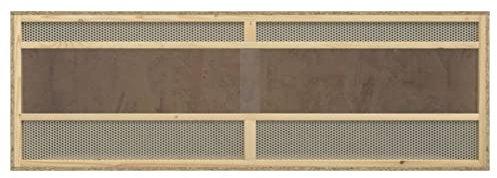 Tidyard Terrarium, terrarier för reptiler och amfibier, trämaterial 144 x 46 x 48 cm