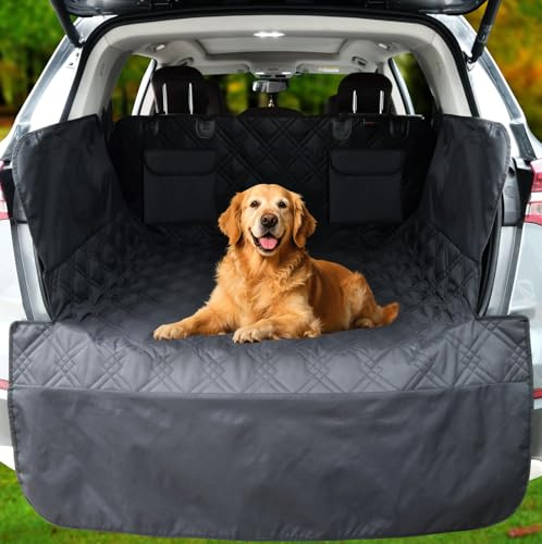 snugcubby Cargo Liner for Dogs 55x91 Dog Rear Cargo Liner for SUV Cargo Mats for Back Car Trunk Mat for SUV Dog Trunk Cover with Side Walls