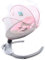Elettrica Altalena Sdraietta Neonati Funzioni Dondolo Automatico per Bambini fino 12 kg Baby Sdraietta comoda Dondolo Automatico 12 Melodie (Rosa)
