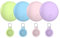 Air Tracker Tag-4 Pack, Item Finder Works with Find My App (iOS Only), Luggage Tracker for bags, Keys, Wallets, Replaceable Batteries Last 1 Year, 100dB Loud Beep, Worldwide Tracking, IP67 Waterproof